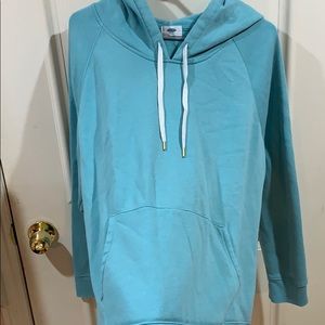 Sky blue colored hoodie